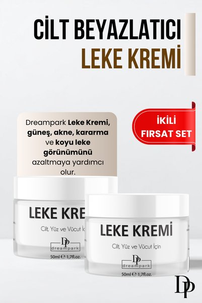 DREAMPARK Double Skin Whitening, Anti-Blemish, Brightening and Tone Equalizer, Kojic Acid Supported, Blemish Cream
