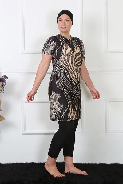 Celira Half Covered Plus Size Swimsuit 32025