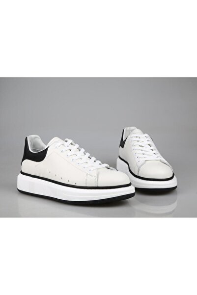 MARCOMEN 21028 Genuine Leather White Men's Casual Shoes