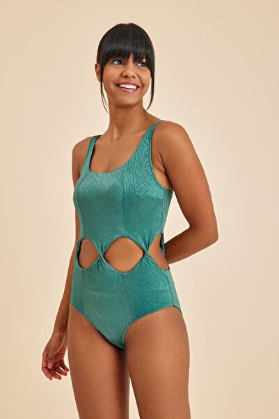 Amarelle Bali Green Window Detailed Swimsuit