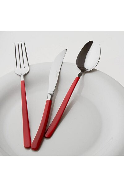 Jumbo Paint Red 30 Parça Kaşık Takımı