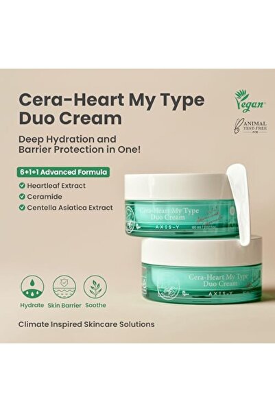AXIS-Y AXIS-Y Cera-Heart My Type Duo Cream 60ml / 2.02 fl. oz. | Dual Cream | Moisturizing Cream | T Zone |