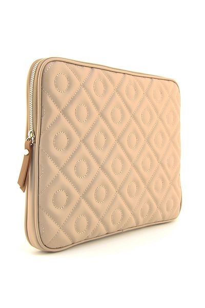QUB CLUB Unisex Quilted Mac Book Air Pro Computer Notebook Case Bag