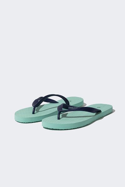 DeFacto Men's Flat Sole Faux Leather Flip Flops C9147AX24HS