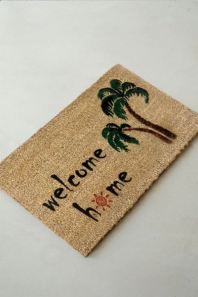 Chilai Home Изтривалка за врата Coco Paume Natural Coco, изтривалка за коса