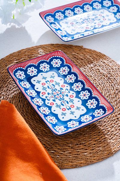 ACAR Elsie Rectangular Presentation Plate - 22.5 cm