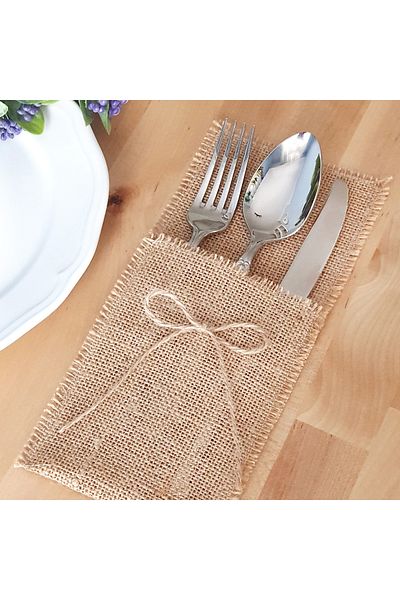 Bimotif Cutlery Cover, Bow, 10x22 Cm 12 Pieces