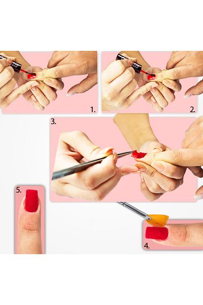 Cupio Red Velvet Nails