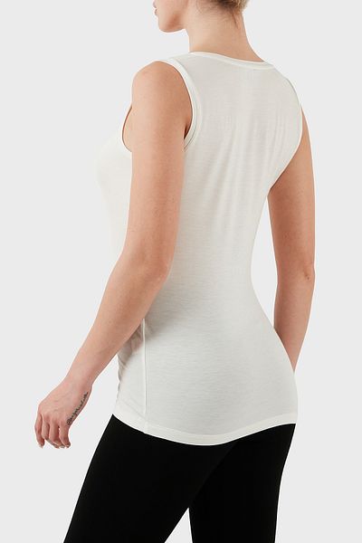 Emporio Armani Top din bumbac slim cu decolteu rotund cu logo TOP EW000407 AF10889 U1131