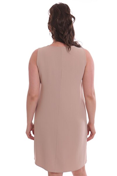 Trend42plus Plus Size Sleeveless Jewelled Dress