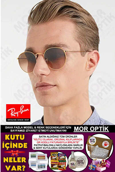 Ray-Ban MOR OPTİK RB3447 9001/A5 (47 EN KÜÇÜK SİZE) UNİSEX ROUND METAL
