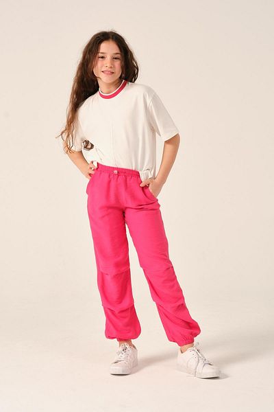 Jazziee Young Girls Jogger Pants Size: 8-9 Years