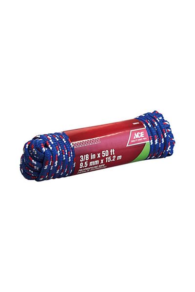 ACE Diamond Braided Polypropylene Rope 9.5mm x 15.2m