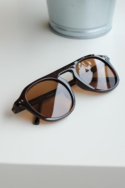 WATCHOFROYAL Royal Eyewear Re1107 Dark Brown Sunglasses