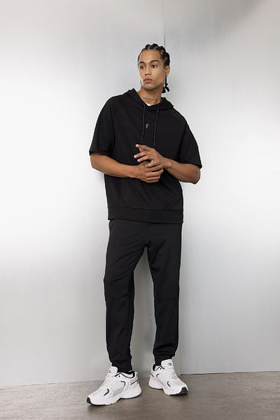 DeFacto Sportsman Jogger Sweatpants - Standard Fit, ελαστική μέση και τσέπες C9174ax24au