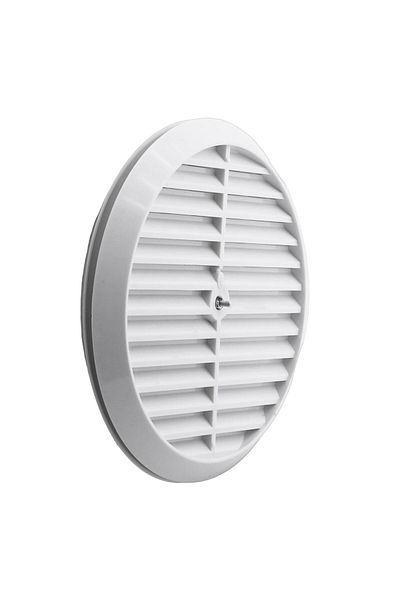 NZB Natural Gas Vent Glass Vent White 18 cm Round Kitchen Air Flow Duct Safety Gas Leakage