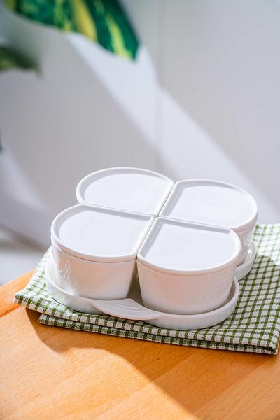 ACAR Pure Line Breakfast Set with 4 Trays