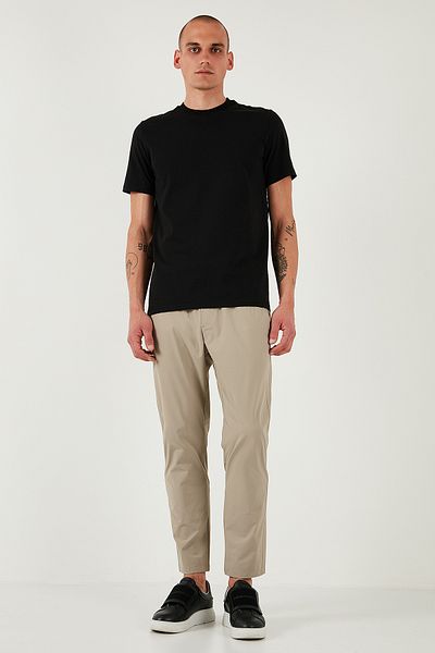 Buratti Slim Fit Elastic Waist Pipe Leg Belt Λεπτομερές παντελόνι Ανδρικό τζιν παντελόνι 5543S86JMILANO