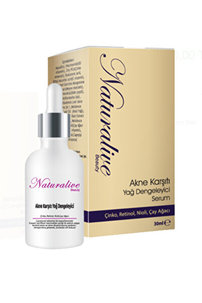 naturalive Karşıtı Yağ Dengeleyici Serum 30ml Yerli Üretim