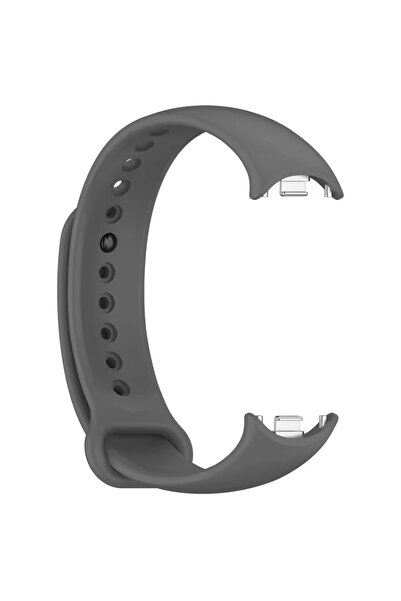 Alstrap Xiaomi Mi Band 8/Band 9/Band 10 Uyumlu Metal Tırnaklı Uzun Ömürlü Sil...