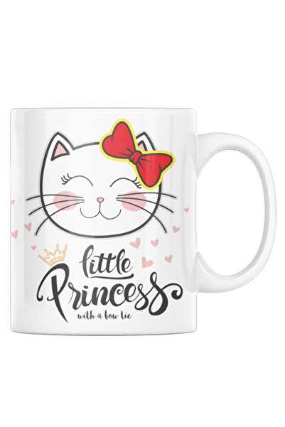 OEM Εξατομικευμένη λευκή κούπα "Για φίλους με μια μικρή γατούλα πριγκίπισσα, ...