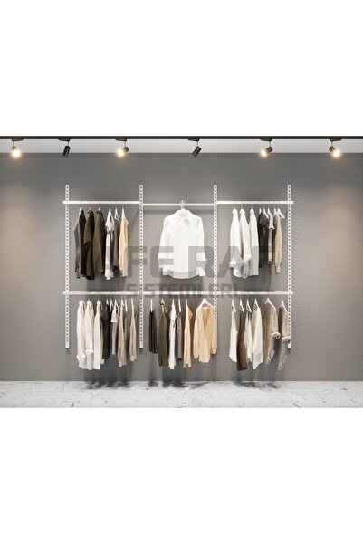 AFE DEKOR Mağaza Raf Sistemi, Askılık Sistemi, Butik Rafı, Mağaza Stand, Giyi...