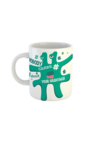OEM Εξατομικευμένη λευκή κούπα Κανείς δεν νοιάζεται για το hashtag σας, INOVA...