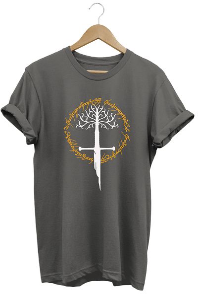 remonz Μπλουζάκι Lotr Gondor Narsil με στάμπα 100% βαμβακερό κανονικό μαύρο