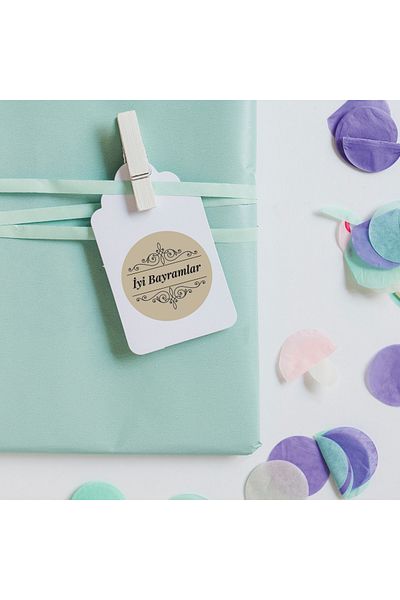 Bimotif Kraft Sticker, Good Holiday, 3.2 Cm 2 Sheets