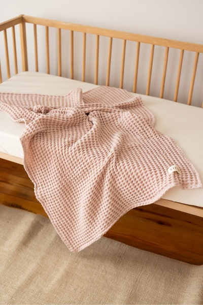 EIFIN 100% Cotton Waffle Baby Blanket