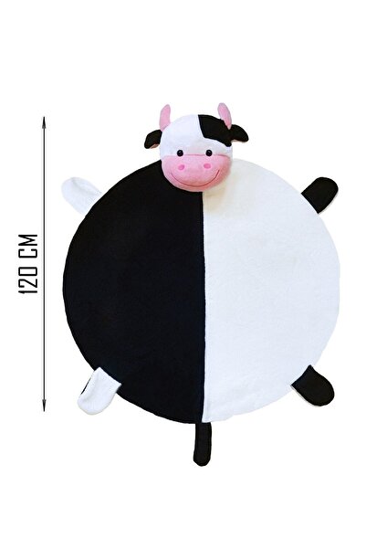 Pandamkee Bebek Oyun Halısı 120 Cm Inekli Oyun Matı