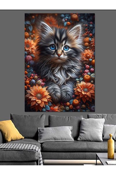 Tablomega Διακοσμητικός καμβάς King of the Flower Field - Ξύλινος πίνακας MDF