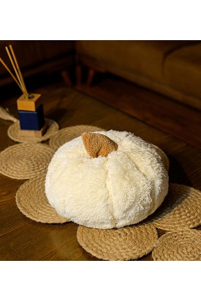 Pandamkee Decorative 30 Cm Plush Pumpkin Throw Pillow