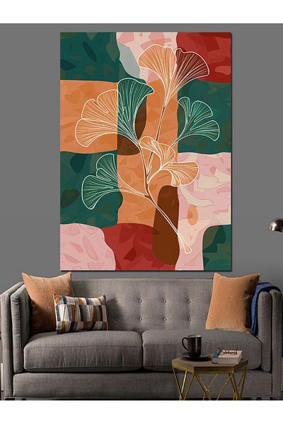 Tablomega Colors and Orchid Flower Decorative Canvas - Mdf Wooden Painting