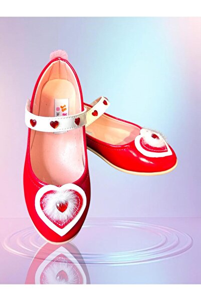 3b kids Червоні спеціального дизайну камінцеві пухнасті балетки 23 квітня Ден...