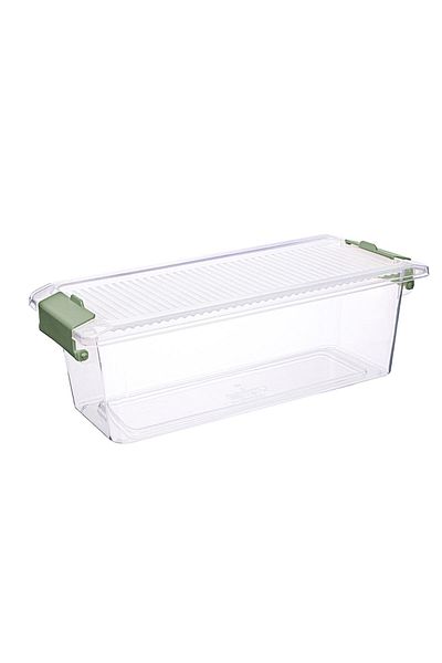 Herevin 1,96 Lt Green Lockable Storage Container with Handle 12,1 cm X 28,5 cm X 10 cm