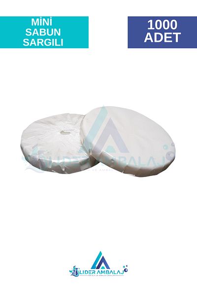 Lider 1000 Pieces Mini Hotel Soap with Pleated Wrap 1. Quality 15 Gr White Soap Without Label.