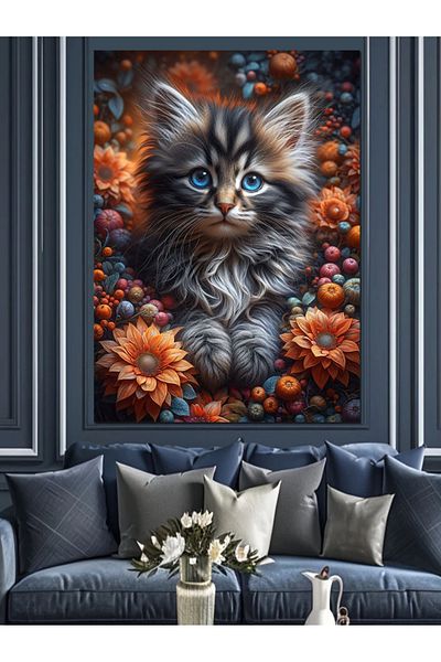 Tablomega Διακοσμητικός καμβάς King of the Flower Field - Ξύλινος πίνακας MDF