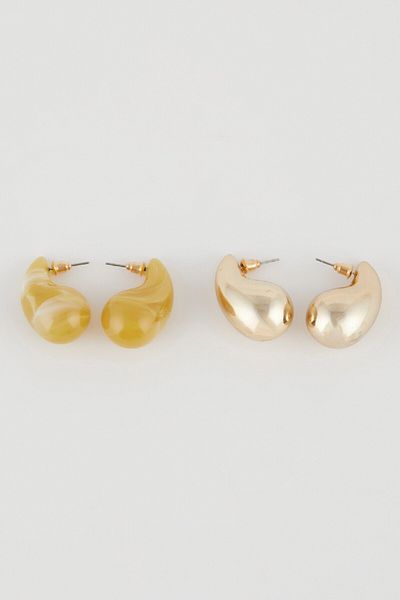 DeFacto Set of 2 Drop Earrings - Women's D0208Axns