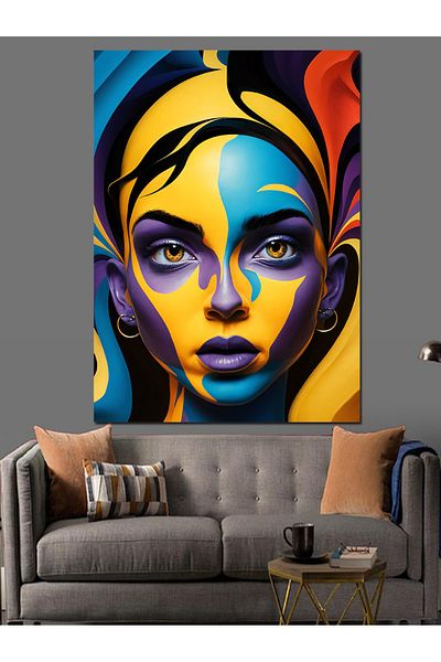 Tablomega Pânză decorativă Dark Queen - Lemn MDF