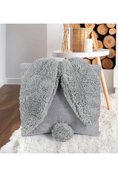 Özgüner Oyuncak Throw Pillow Ear Pillow Rabbit Ear Design - Complete Your Home Decoration with Cute Design