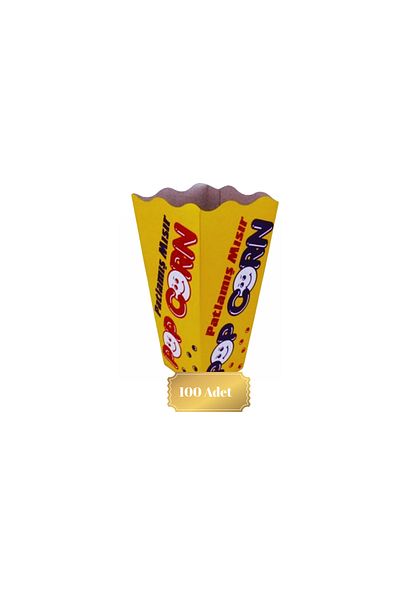 Festiva 100 Popcorn Boxes Yellow