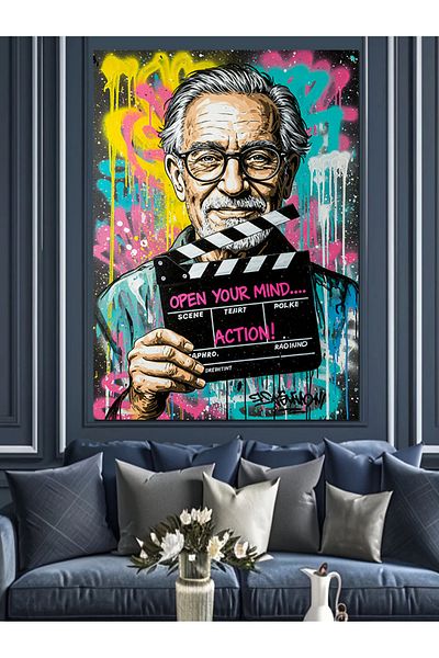 Tablomega Free the Thought Writing Decorative Canvas - Mdf Wooden Painting