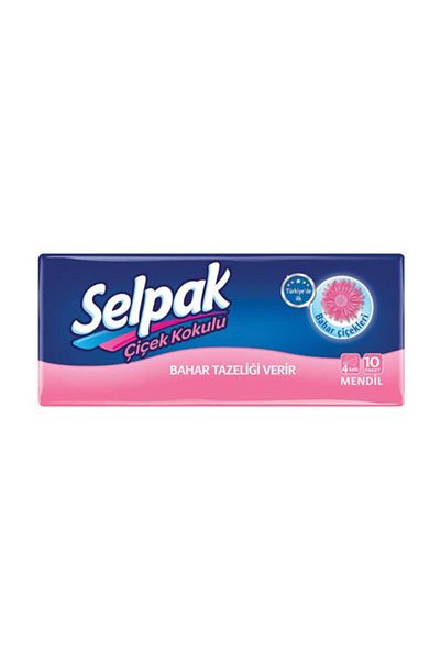 Selpak Pack of 10 Floral Scented Wipes