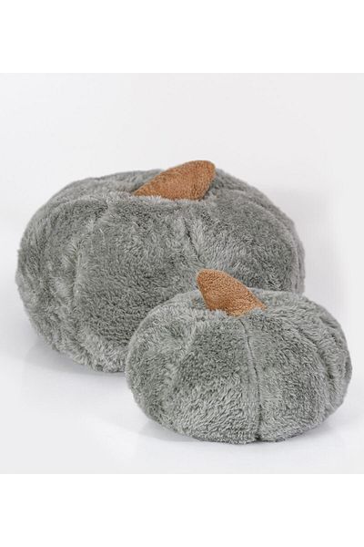 Pandamkee Decorative 2-Piece Plush Pumpkin Throw Pillow