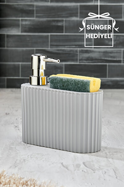 Homie ESTE - Süngerlikli Sıvı Sabunluk, Sünger Hazneli Deterjanlık Mutfak Sab...