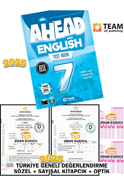 Team Elt Publishing Ahead with English 7 Test Book - Sinan Kuzucu Türkiye Gen...