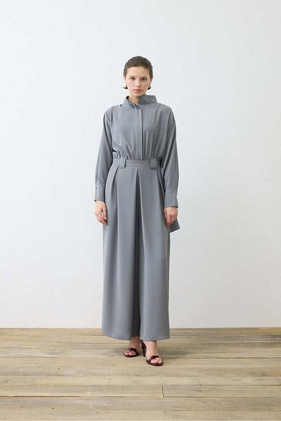 TERZİ DÜKKANI Monica Crepe Jumpsuit Anthracite