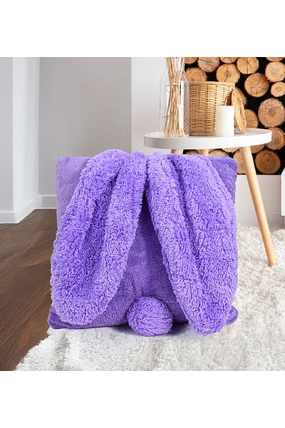 Özgüner Oyuncak Throw Pillow Ear Pillow Rabbit Ear Design - Complete Your Home Decoration with Cute Design