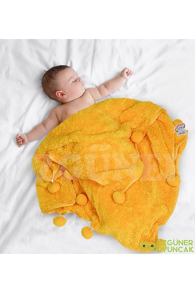 Özgüner Oyuncak Baby/Child Blanket with Pompom